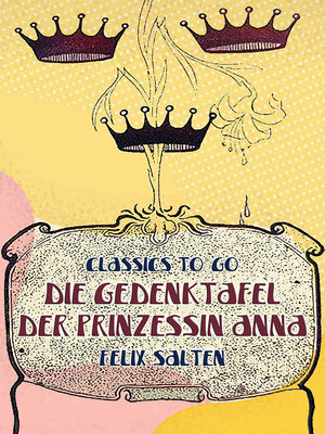 cover image of Die Gedenktafel der Prinzessin Anna